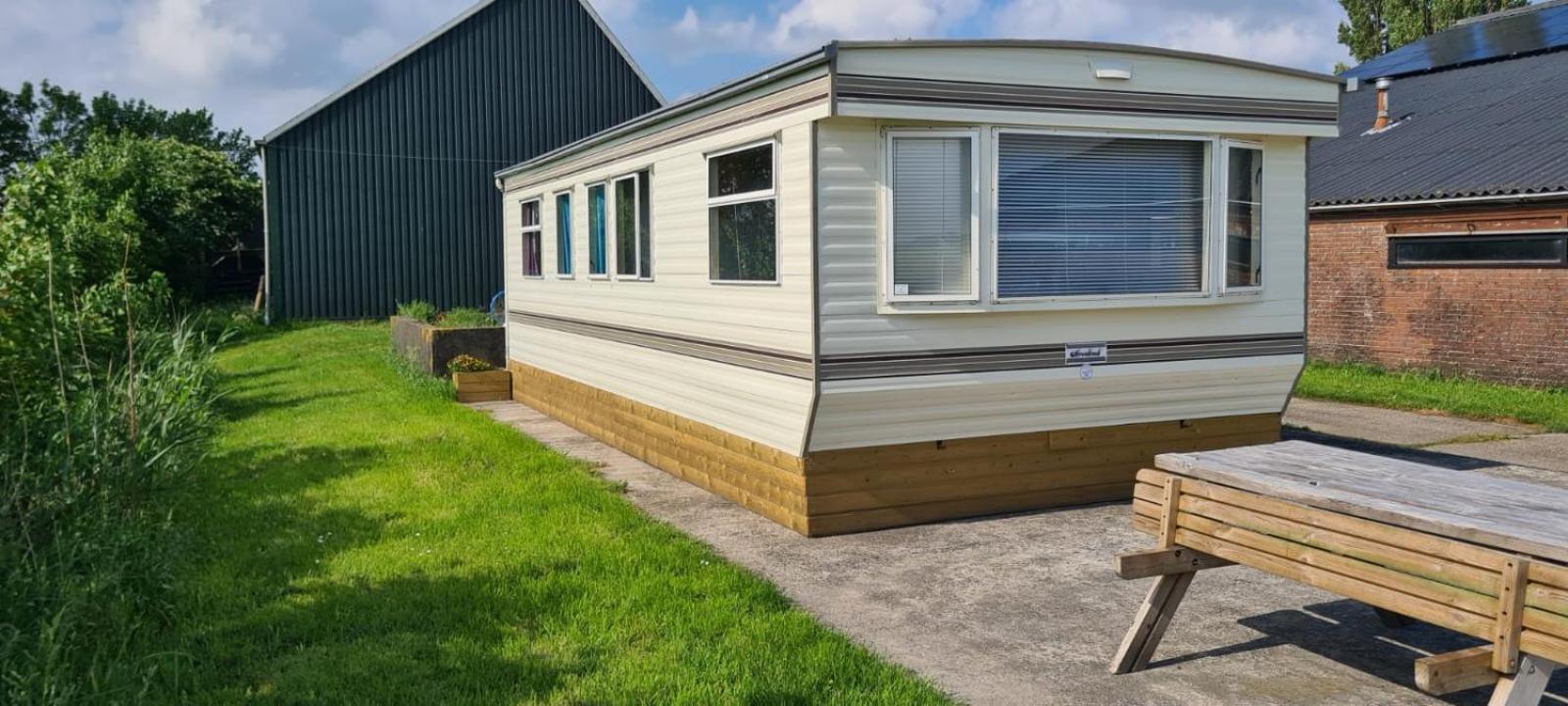Stacaravan Elly, Minicamping De Grutte Earen Burum Exterior photo